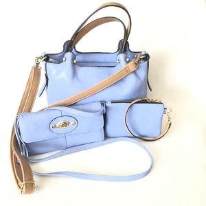 Set of Crossbody Bag, Wallet, and Coin Purse!